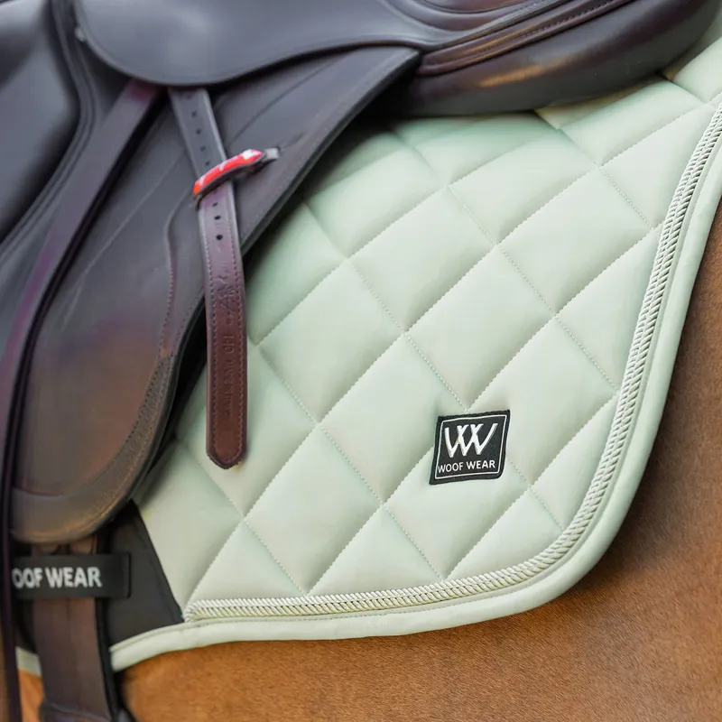 Woof Wear Vision Aura Close Contact Saddlecloth - Sage Green-1