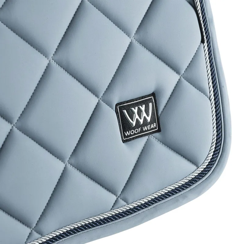 Woof Wear Vision Aura Close Contact Saddlecloth - Steel Blue-3