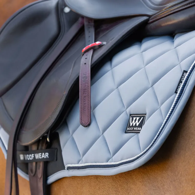 Woof Wear Vision Aura Close Contact Saddlecloth - Steel Blue-1