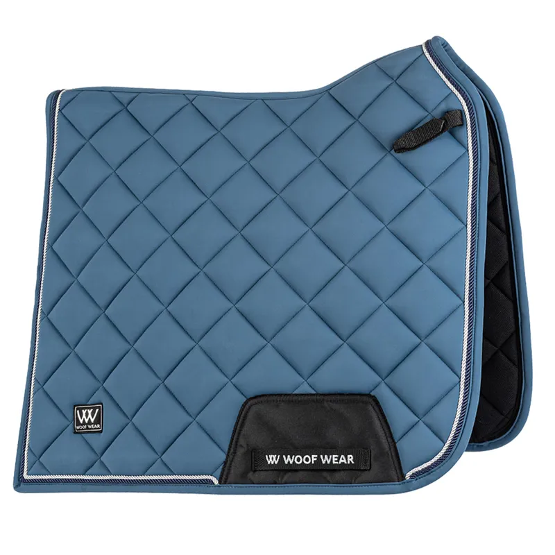 Woof Wear Vision Aura Dressage Saddlecloth - Petrol Blue