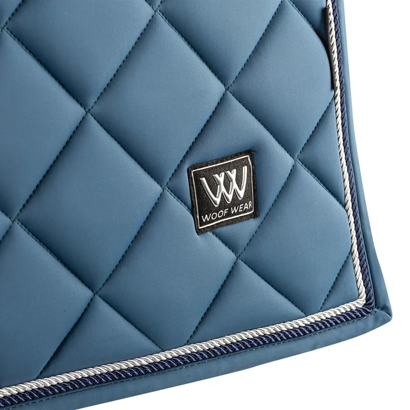 Woof Wear Vision Aura Dressage Saddlecloth - Petrol Blue-1