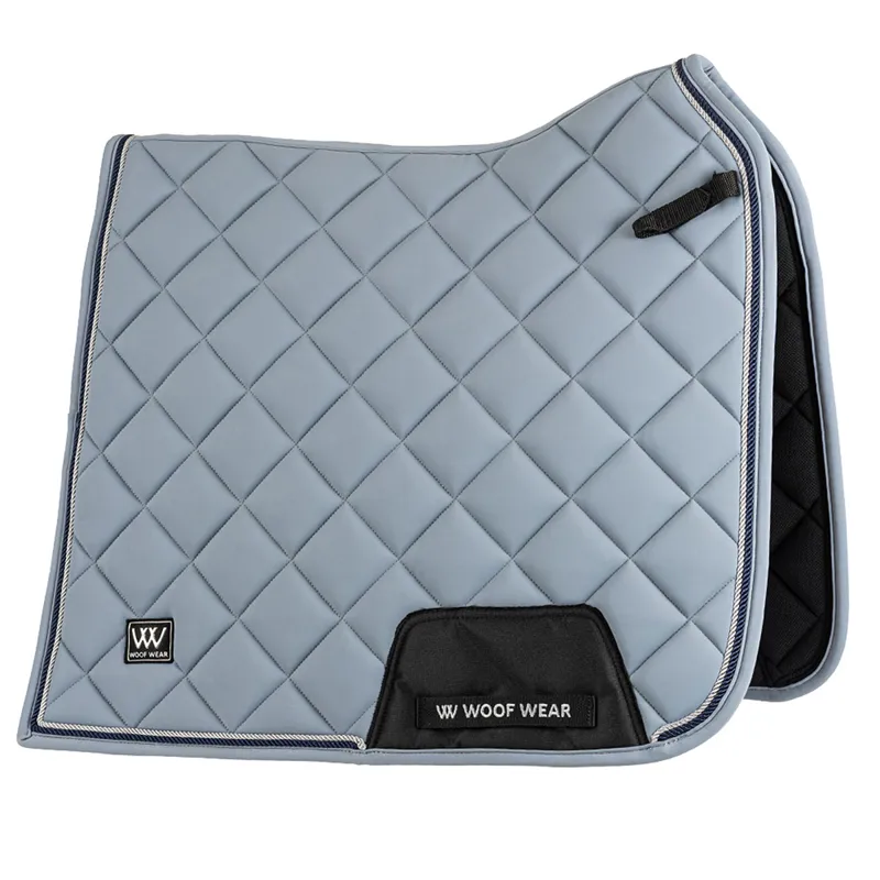 Woof Wear Vision Aura Dressage Saddlecloth - Steel Blue