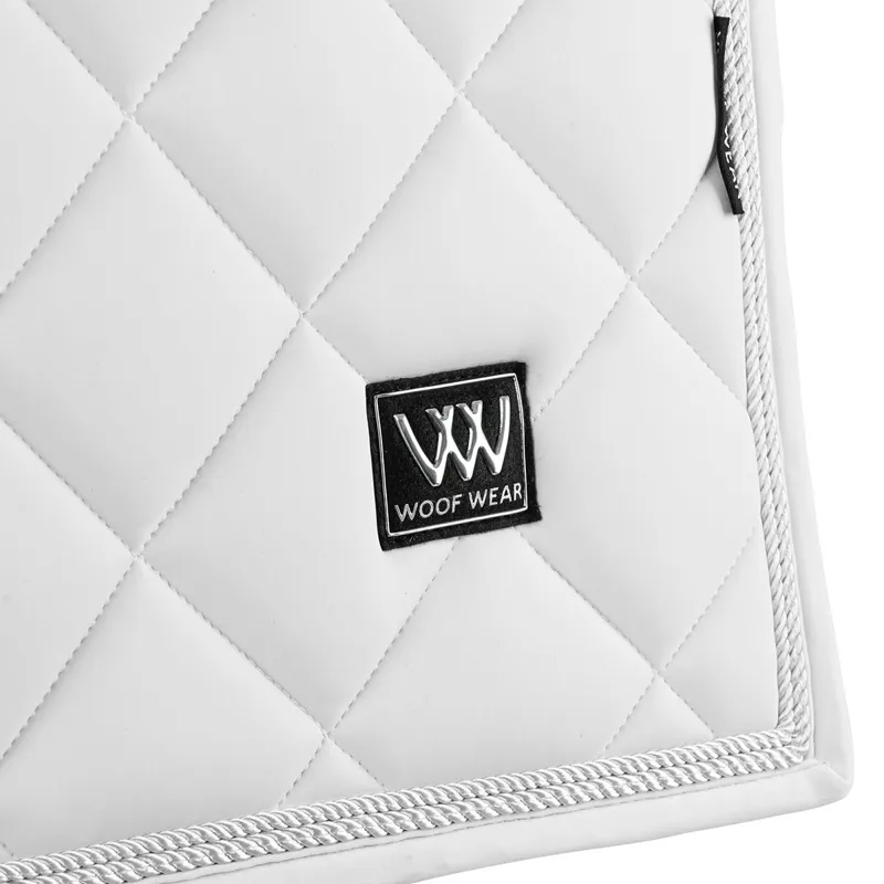 Woof Wear Vision Aura Dressage Saddlecloth - White-1