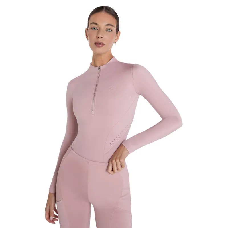 Aztec Diamond Core Long Sleeve Womens Base Layer - Pink