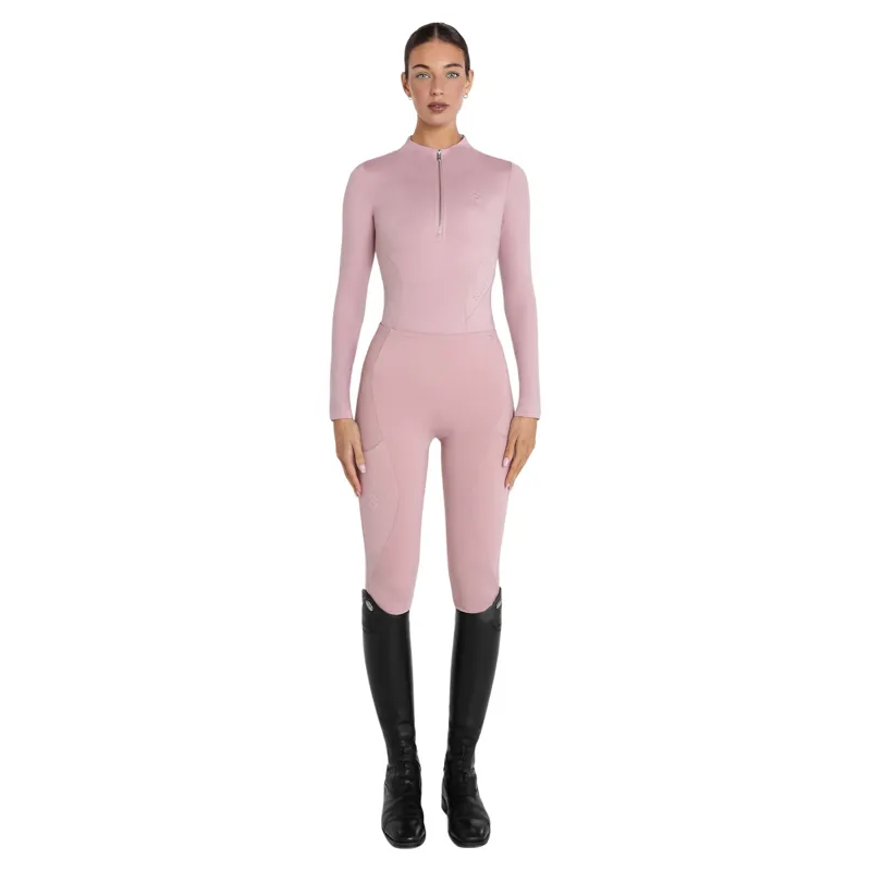 Aztec Diamond Core Long Sleeve Womens Base Layer - Pink-1