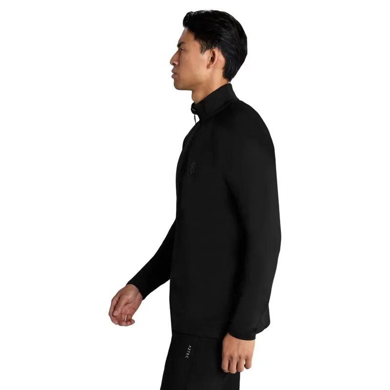 Aztec Diamond Core Junior Boys 1/4 Zip Base Layer - Black-8