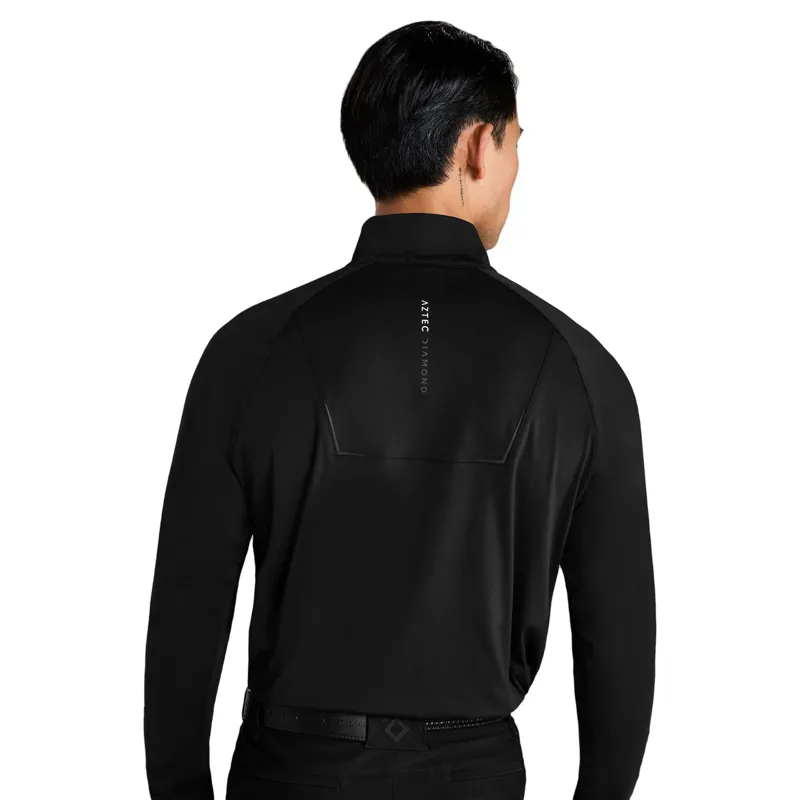 Aztec Diamond Core Junior Boys 1/4 Zip Base Layer - Black-4