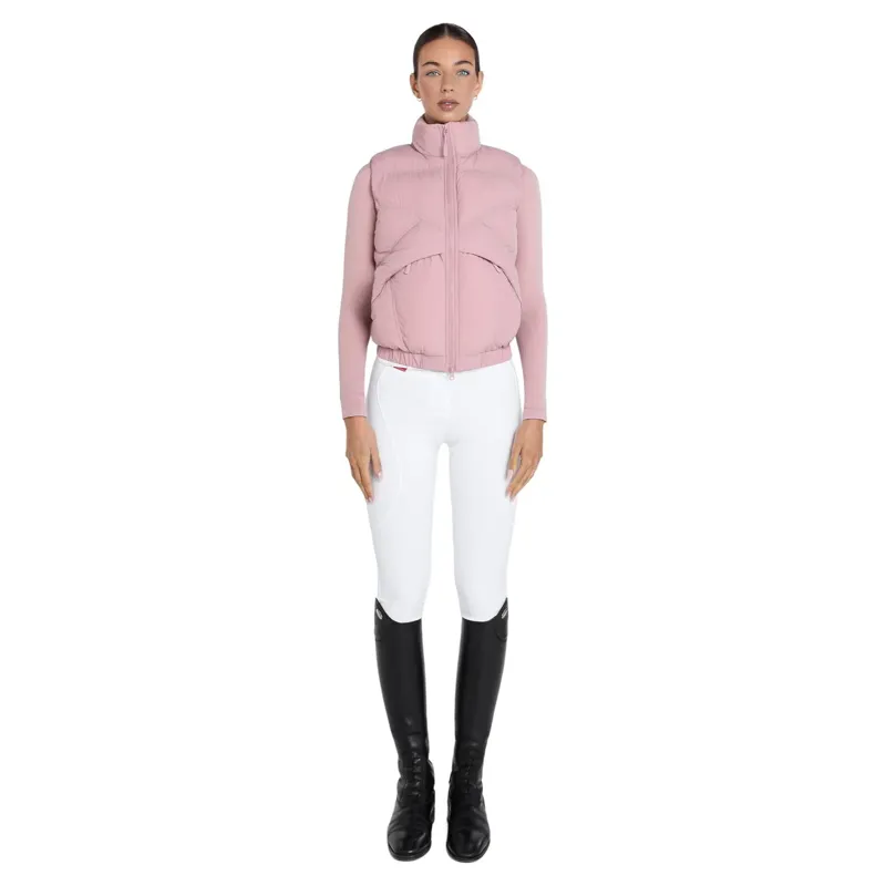 Aztec Diamond Core Womens Mid-Layer Gilet - Pink-7