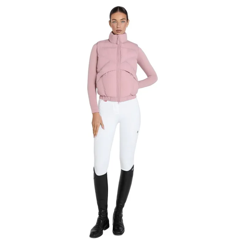 Aztec Diamond Core Womens Mid-Layer Gilet - Pink-4