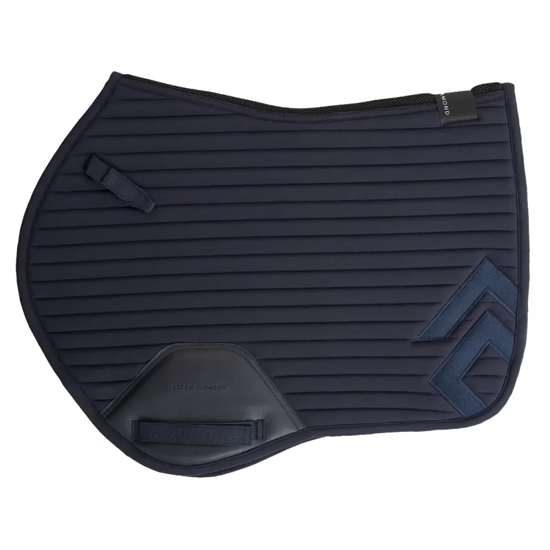 Aztec Diamond Core Saddlecloth - Navy