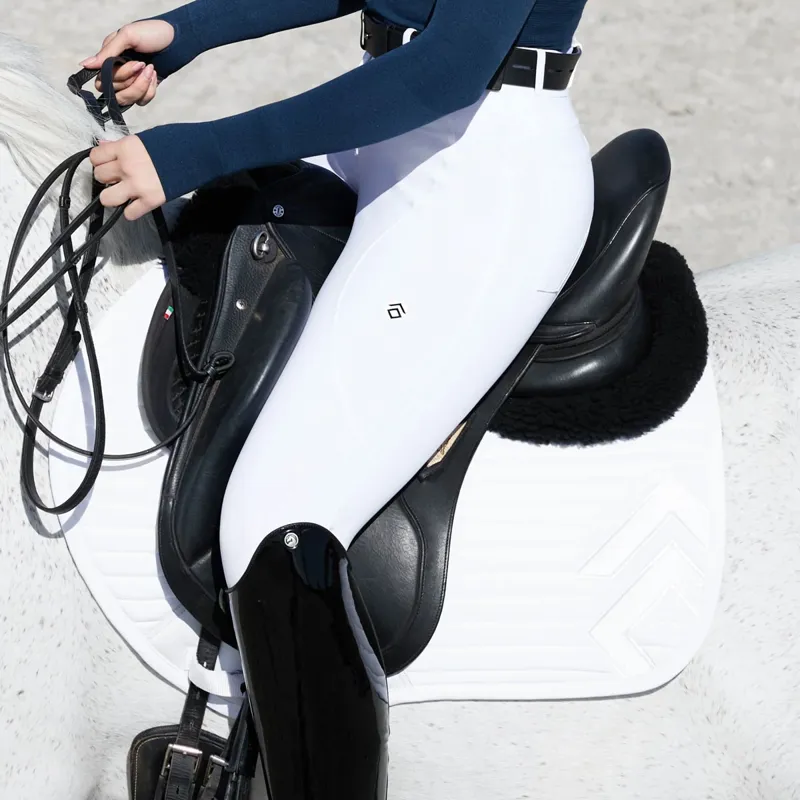 Aztec Diamond Core Saddlecloth - White-2