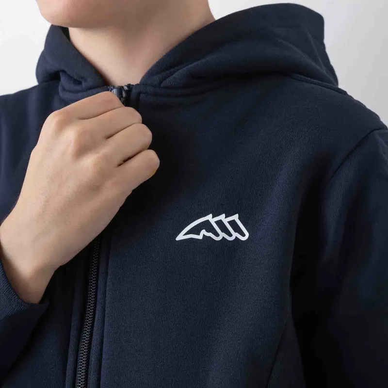 Equiline Eqcood Junior Unisex Full Zip Sweatshirt - Blue Pre-Order-2