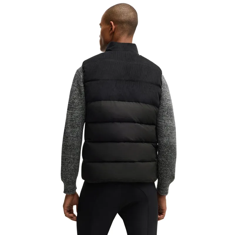 BOSS Equestrian Arthur Cord Mens Puffer Vest Gilet - Black -4