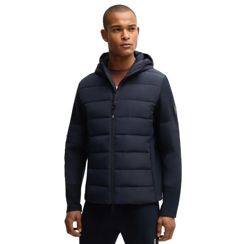 BOSS Equestrian Jeff Mens Hybrid Quilted Jacket - Sky Captain