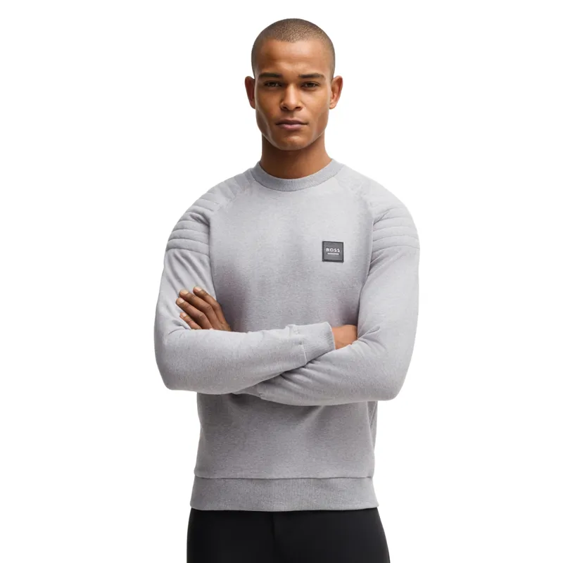 BOSS Equestrian Lex Mens Sweater - Grey Melange