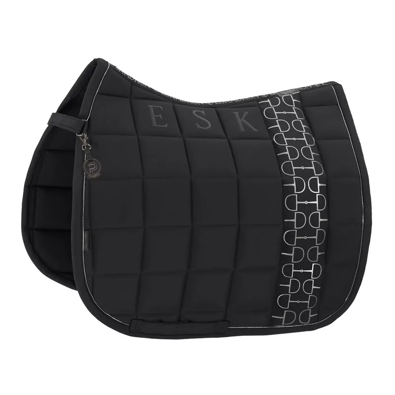 Eskadron Platinum Big Square Softshell Dressage Saddlecloth - Black