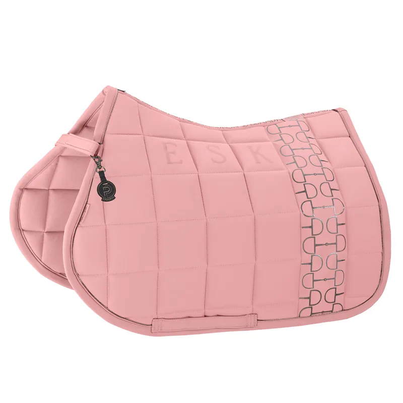 Eskadron Platinum Big Square Softshell Saddlecloth - Soft Rouge