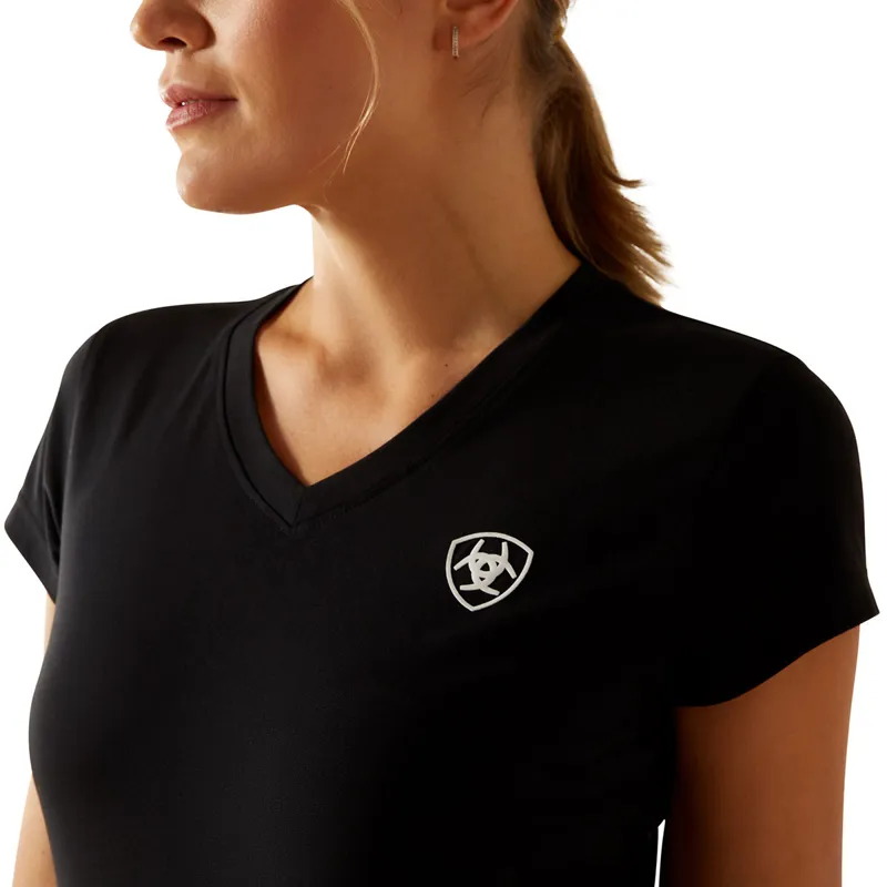 Ariat BV Logo Womens Tee - Black-1