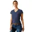 Ariat BV Logo Womens Tee - Navy Heather