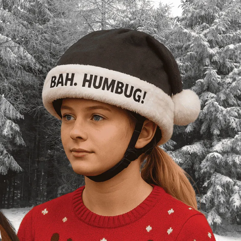 Equetech Christmas Hat Silk - Bah Humbug-1