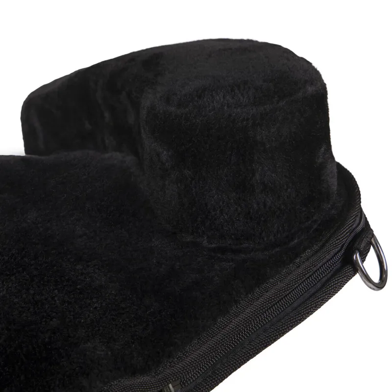 QHP Super Soft Bareback Pad - Black/Black-1