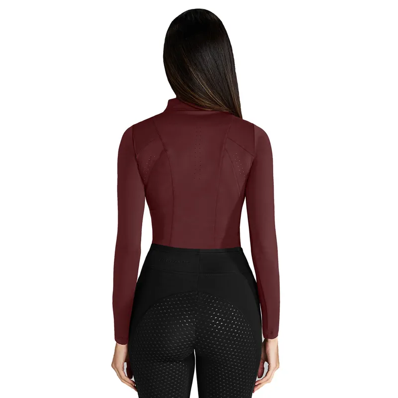 Aztec Diamond Core Long Sleeve Womens Base Layer - Cherry-8