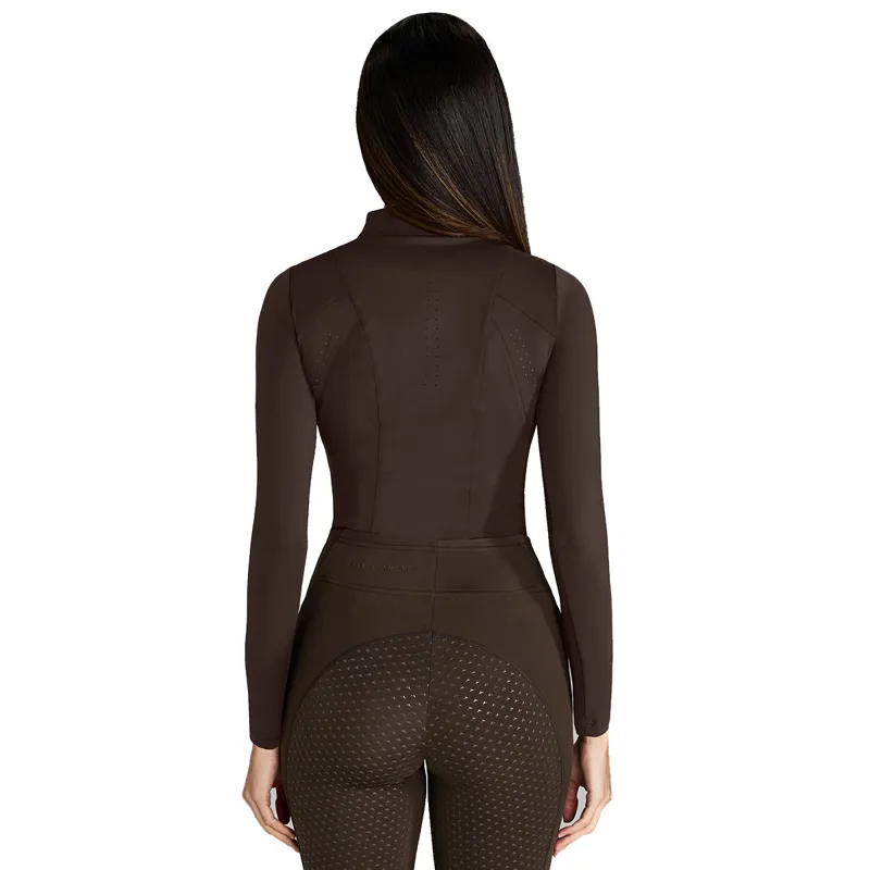 Aztec Diamond Core Long Sleeve Womens Base Layer - Mocha-4