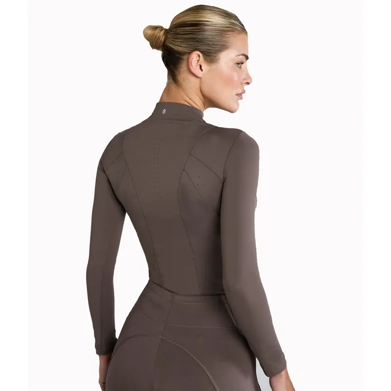 Aztec Diamond Core Long Sleeve Ladies Base Layer - Fawn-1