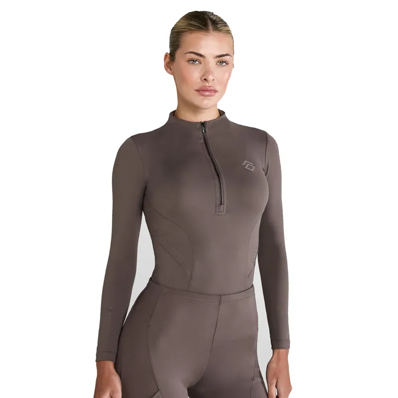 Aztec Diamond Core Long Sleeve Ladies Base Layer - Fawn