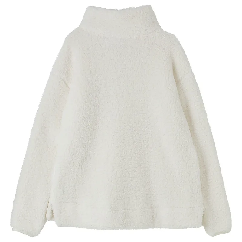 Lighthouse Bay Womens Fleece Sweater - Coconut-6