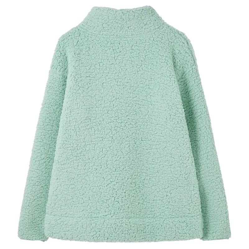 Lighthouse Bay Womens Fleece Sweater - Soft Sage-5