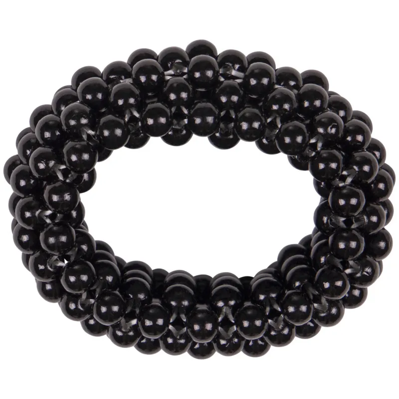 QHP Bead Scrunchie - Black-1