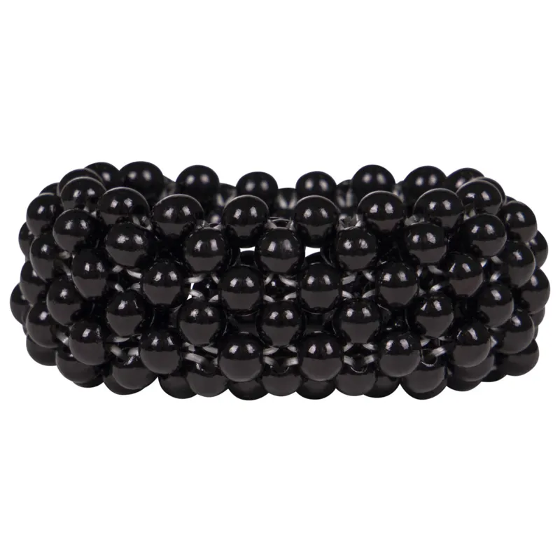 QHP Bead Scrunchie - Black