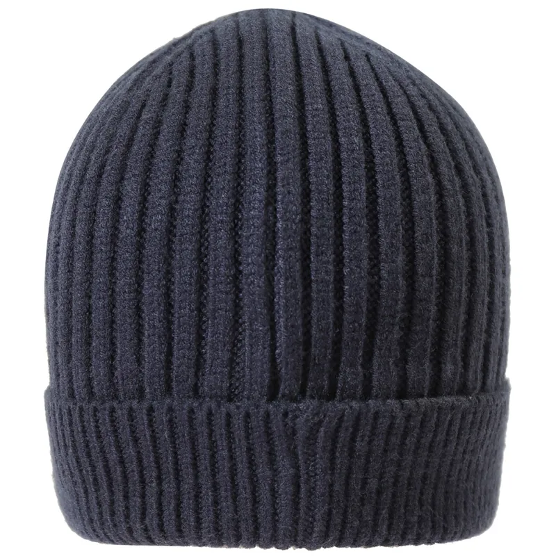 Covalliero Knitted Beanie - Dark Navy-1