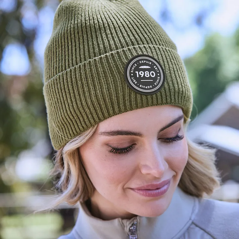 WeatherBeeta Fleece Lined Beanie - Olive Night-3