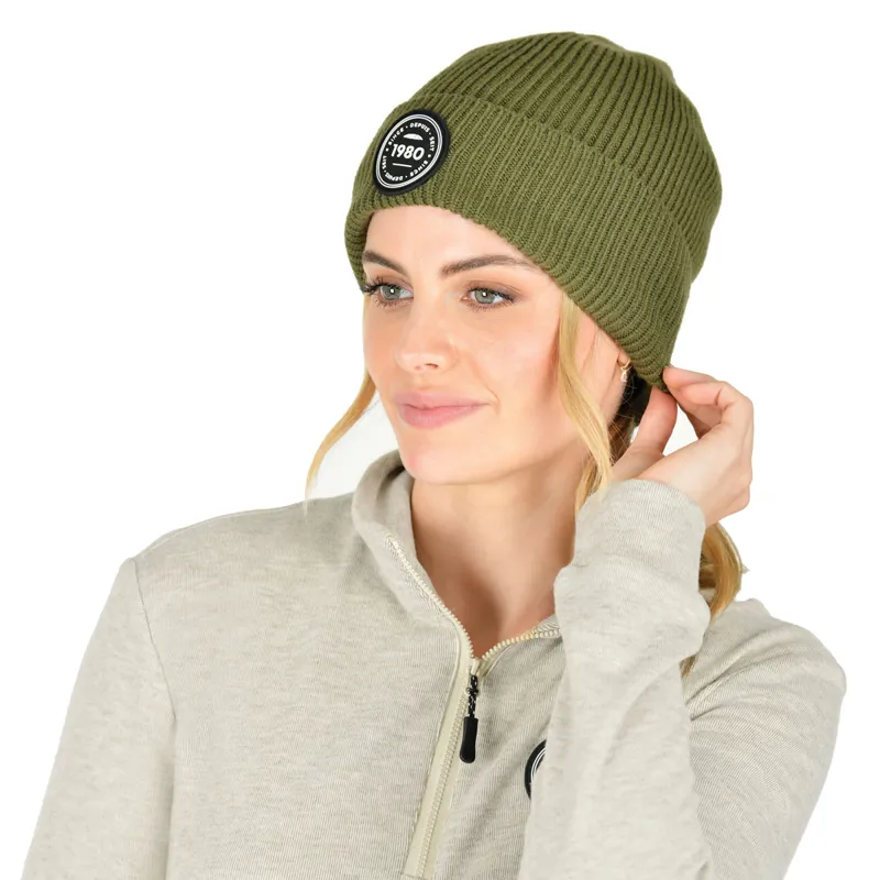 WeatherBeeta Fleece Lined Beanie - Olive Night-5