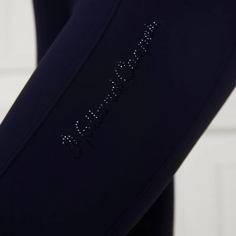 Holland Cooper Beauford Legging Ladies Riding Tights - Ink Navy-1