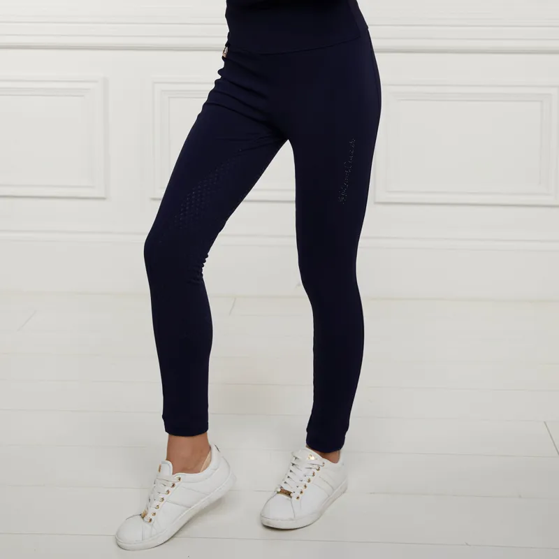 Holland Cooper Beauford Legging Ladies Riding Tights - Ink Navy
