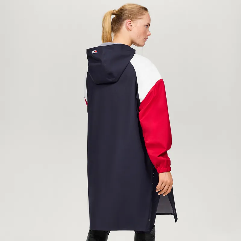 Tommy Hilfiger Belfast Poncho Ladies Coat - Desert Sky-6