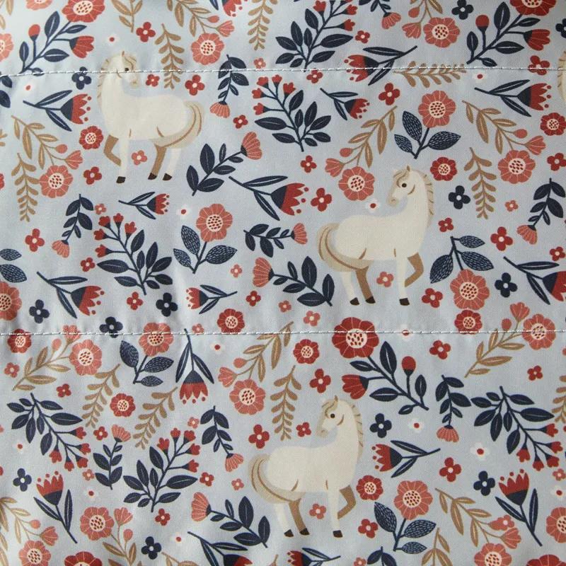 Ariat Bella Junior Reversible Girls Gilet - Posey Pony Print-3