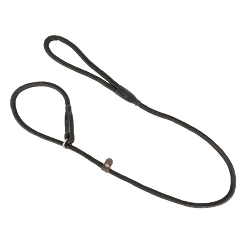 Benji and Flo Classic Slip Dog Lead - Black