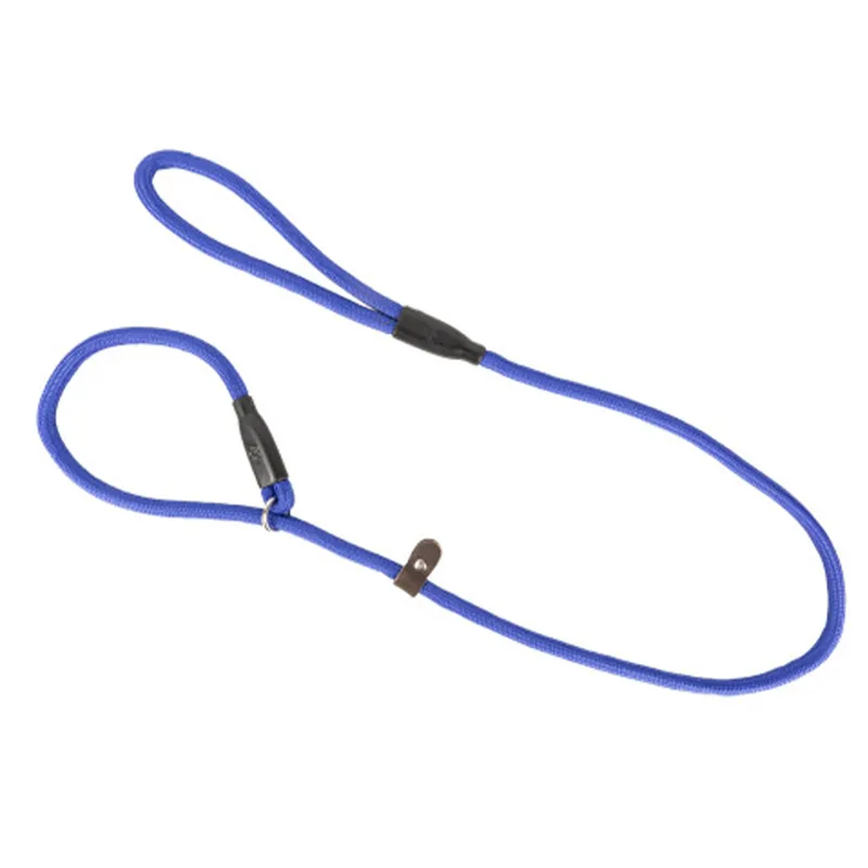 Benji and Flo Classic Slip Dog Lead - Royal Blue