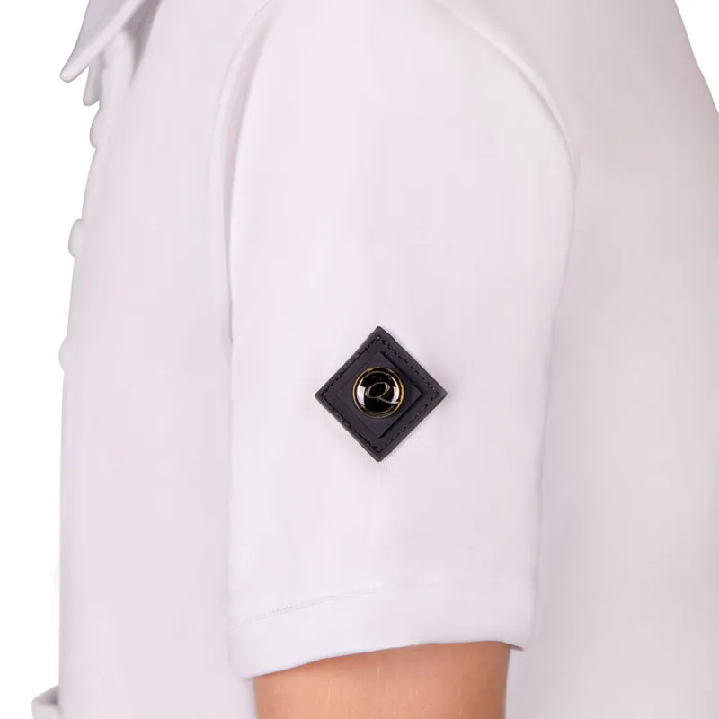 QHP Berno Junior Boys Show Shirt - White-3