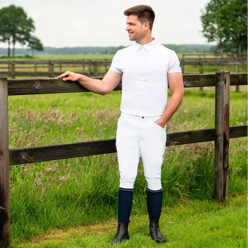 QHP Berno Mens Show Shirt - White-4