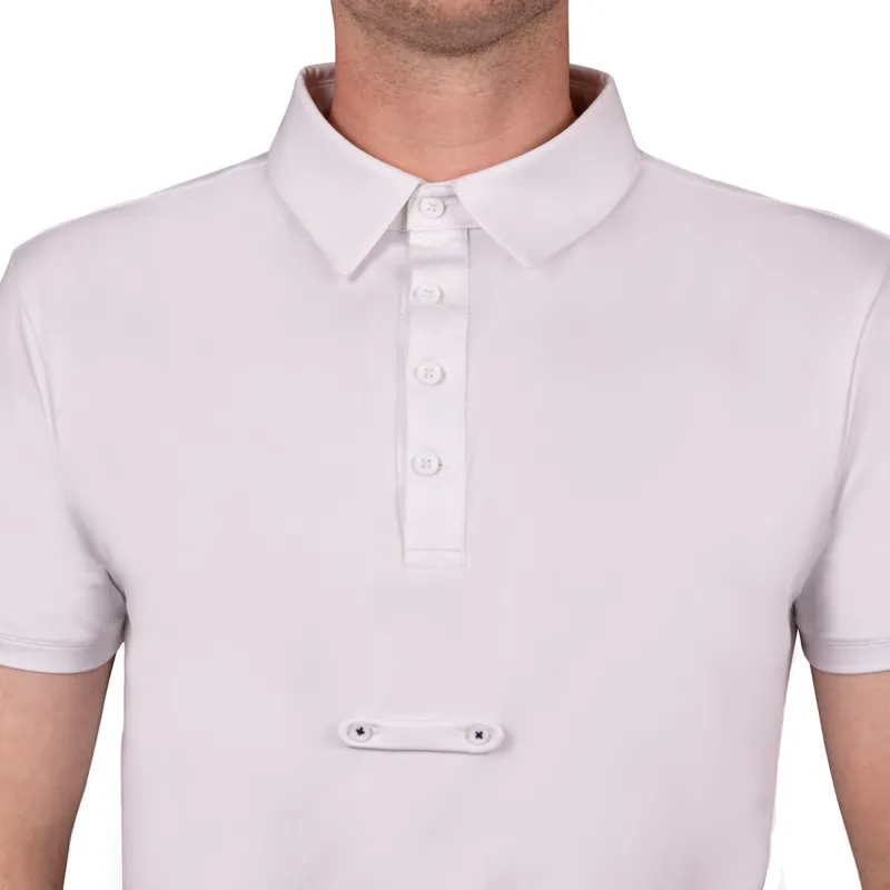 QHP Berno Mens Show Shirt - White-2