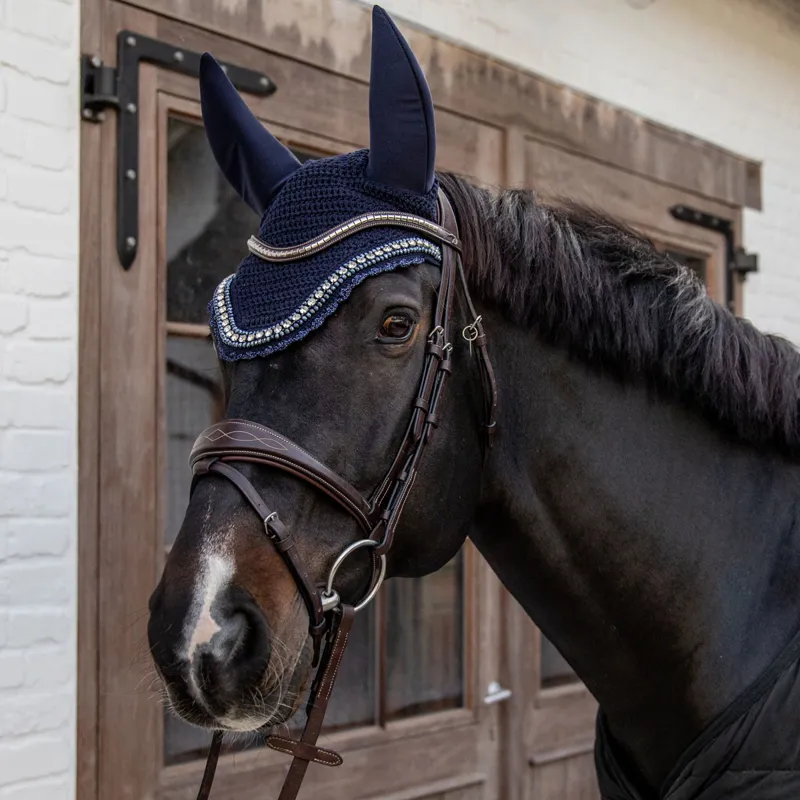 Kentucky Wellington Big Stone/Pearl Soundless Fly Veil - Dark Navy-5