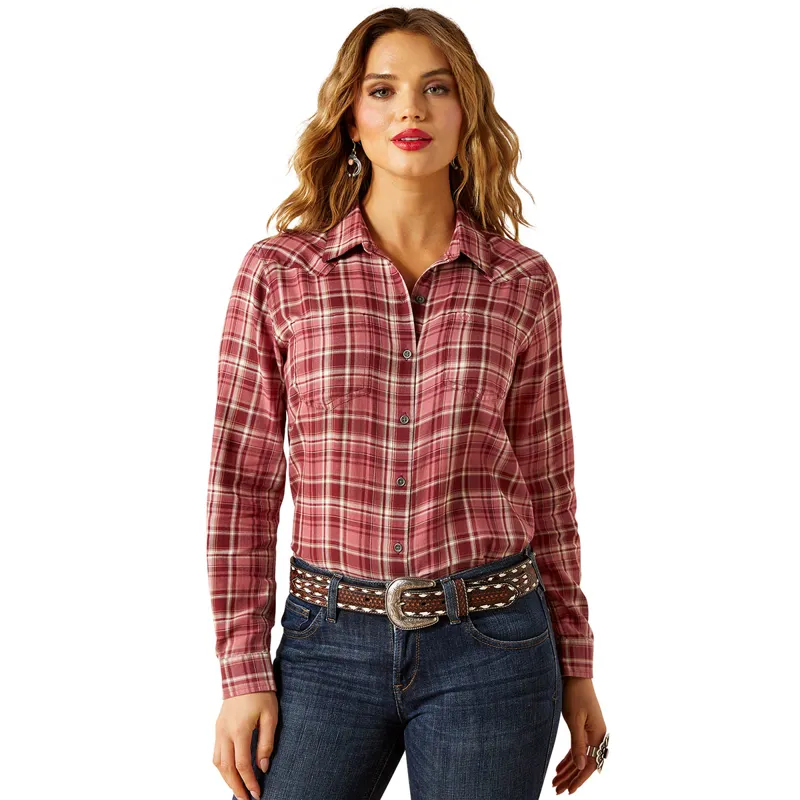 Ariat Billie Jean Womens Shirt - Sunkissed Plaid