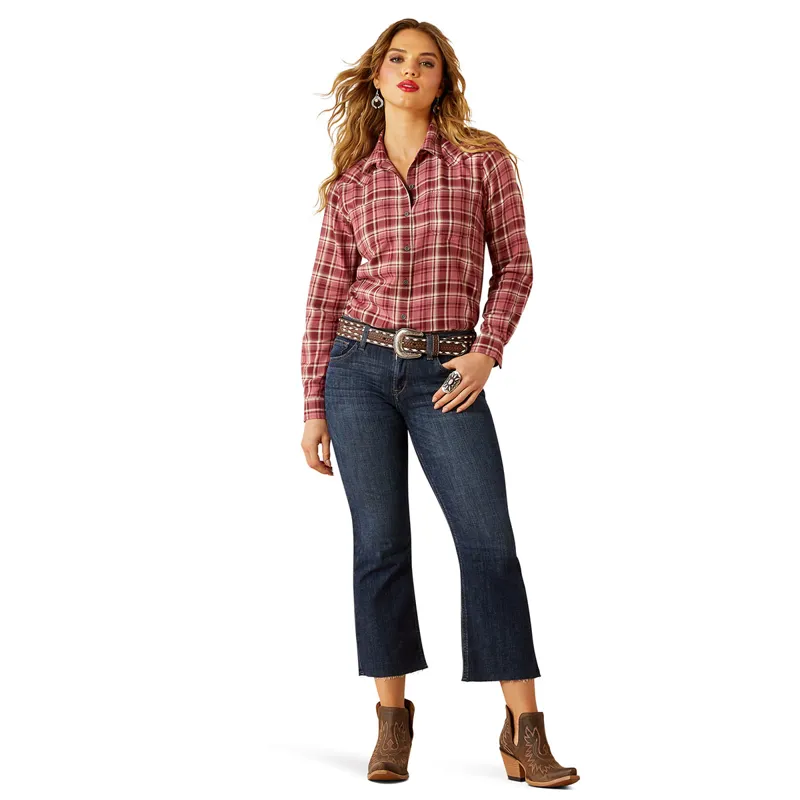 Ariat Billie Jean Womens Shirt - Sunkissed Plaid-1