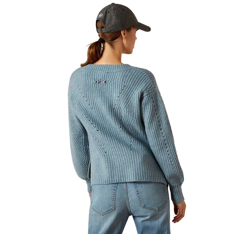 Ariat Country Blaydon Womens Sweater - Spring Lake Heather-1