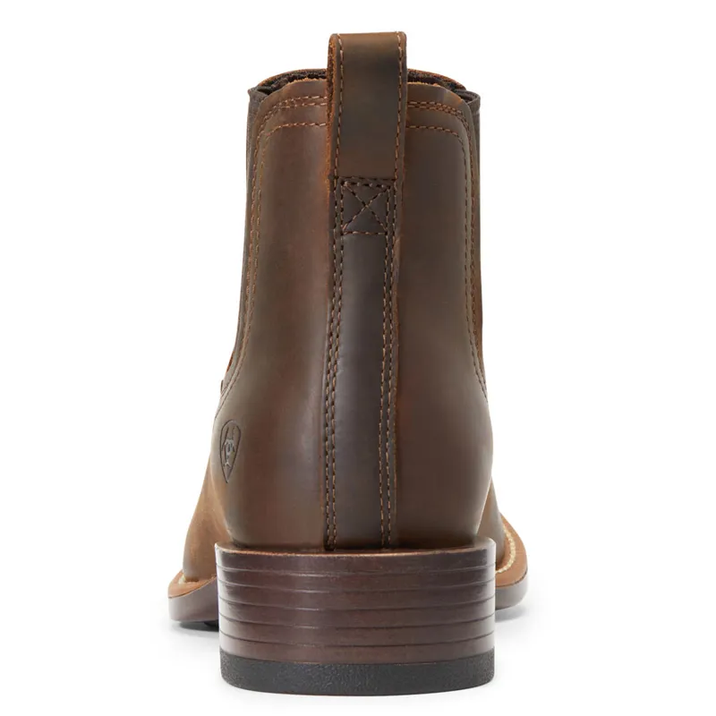 Ariat Mens Booker Ultra Round Toe Western Boots - Distressed Brown-6